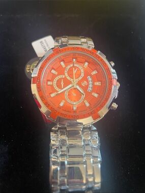 Large size Orange Watch